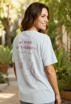 Camiseta de perros "My Kind of Therapy"