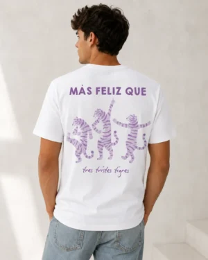 Camiseta divertida "Tres tristes tigres"
