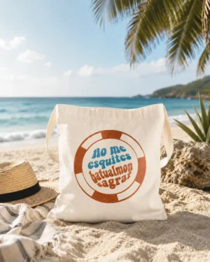 Tote bag mallorquina «No me esquites»